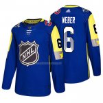 Maglia Hockey 2018 All Star Montreal Canadiens Shea Weber Blu