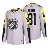 Maglia Hockey 2018 All Star Pittsburgh Penguins Phil Kessel Gris