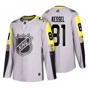 Maglia Hockey 2018 All Star Pittsburgh Penguins Phil Kessel Gris