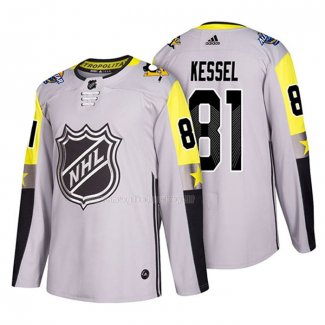 Maglia Hockey 2018 All Star Pittsburgh Penguins Phil Kessel Gris