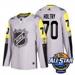Maglia Hockey 2018 All Star Washington Capitals Braden Holtby Autentico Gris