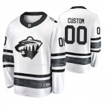 Maglia Hockey 2019 All Star Minnesota Wild Personalizzate Bianco