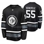 Maglia Hockey 2019 All Star Winnipeg Jets Mark Scheifele Nero