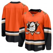 Maglia Hockey Anaheim Ducks Home Breakaway Arancione