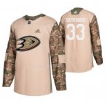 Maglia Hockey Anaheim Ducks Jakob Silfverberg Veterans Day Camuffamento
