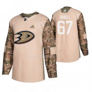 Maglia Hockey Anaheim Ducks Rickard Rakell Veterans Day Camuffamento