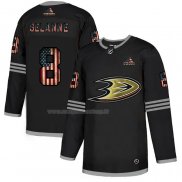 Maglia Hockey Anaheim Ducks Teemu Selanne 2020 USA Flag Nero