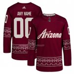 Maglia Hockey Arizona Coyotes Alternato Autentico Personalizzate 2022-23 Rosso