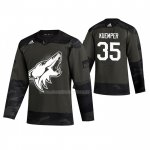 Maglia Hockey Arizona Coyotes Darcy Kuemper 2019 Veterans Day Camuffamento