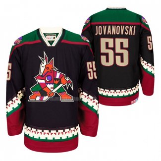 Maglia Hockey Arizona Coyotes Ed Jovanovski Phoenix Heritage Vintage Nero