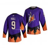 Maglia Hockey Arizona Coyotes Hull Reverse Throwback Alternato Viola