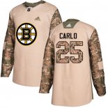 Maglia Hockey Bambino Boston Bruins Brandon Carlo Autentico 2017 Veterans Day Camuffamento