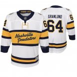 Maglia Hockey Bambino Nashville Predators Mikael Granlund Replica Giocatore 2020 Winter Classic Bianco