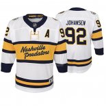 Maglia Hockey Bambino Nashville Predators Ryan Johansen Replica Giocatore 2020 Winter Classic Bianco