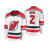 Maglia Hockey Bambino New Jersey Devils Eric Gryba Alternato Breakaway Bianco