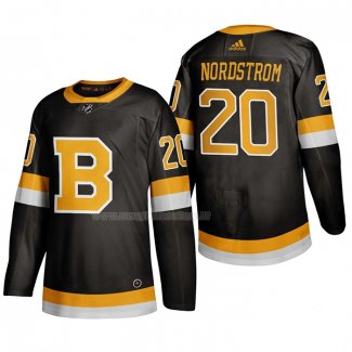Maglia Hockey Boston Bruins Joakim Nordstrom Alternato 2019-20 Nero