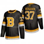 Maglia Hockey Boston Bruins Patrice Bergeron Alternato 2019-20 Nero