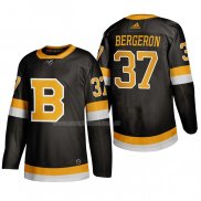 Maglia Hockey Boston Bruins Patrice Bergeron Alternato 2019-20 Nero