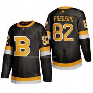 Maglia Hockey Boston Bruins Trent Frederic Alternato 2019-20 Nero