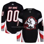 Maglia Hockey Buffalo Sabres Alternato Autentico Personalizzate Nero