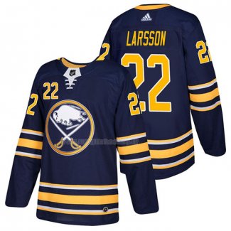 Maglia Hockey Buffalo Sabres Johan Larsson Home Autentico 2018 Blu