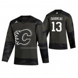 Maglia Hockey Calgary Flames Johnny Gaudreau 2019 Veterans Day Camuffamento