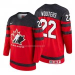 Maglia Hockey Canada Chase Wouters 2018 Iihf World Championship Giocatore Rosso