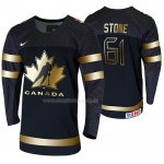 Maglia Hockey Canada Mark Stone 2020 Iihf World Junior Championship Golden Edition Limited Nero