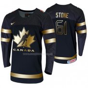 Maglia Hockey Canada Mark Stone 2020 Iihf World Junior Championship Golden Edition Limited Nero
