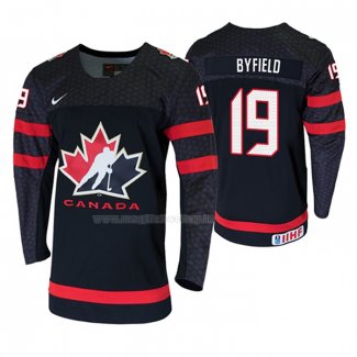 Maglia Hockey Canada Quinton Byfield 2020 Iihf World Junior Championship Nero