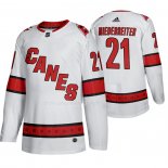 Maglia Hockey Carolina Hurricanes Bambino Niederreiter Away Autentico Giocatore Bianco