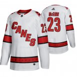 Maglia Hockey Carolina Hurricanes Brock Mcginn Away Autentico Bianco
