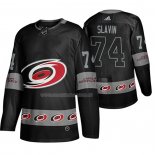 Maglia Hockey Carolina Hurricanes Jaccob Slavin Breakaway Nero