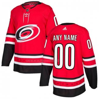 Maglia Hockey Carolina Hurricanes Personalizzate Home Rosso