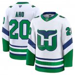 Maglia Hockey Carolina Hurricanes Sebastian Aho Throwback Bianco