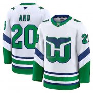 Maglia Hockey Carolina Hurricanes Sebastian Aho Throwback Bianco