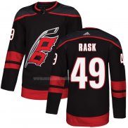 Maglia Hockey Carolina Hurricanes Victor Rask Autentico Alternato Nero