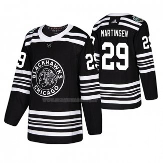Maglia Hockey Chicago Blackhawks Andreas Martinsen 2019 Winter Classic Nero