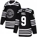 Maglia Hockey Chicago Blackhawks Bobby Hull Autentico 2019 Winter Classic Nero