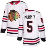 Maglia Hockey Chicago Blackhawks Connor Murphy Road Autentico Bianco