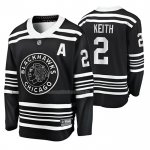 Maglia Hockey Chicago Blackhawks Duncan Keith Premier Alternato Nero
