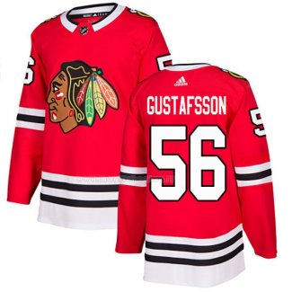 Maglia Hockey Chicago Blackhawks Erik Gustafsson Home Autentico Rosso