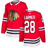 Maglia Hockey Chicago Blackhawks Steve Larmer Home Autentico Rosso