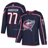 Maglia Hockey Columbus Blue Jackets Josh Anderson Home Blu