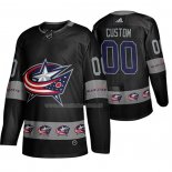 Maglia Hockey Columbus Blue Jackets Personalizzate Breakaway Nero