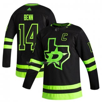 Maglia Hockey Dallas Stars Jamie Benn Alternato Autentico 2020-21 Nero