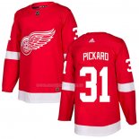 Maglia Hockey Detroit Red Wings Calvin Pickard Home Autentico Rosso