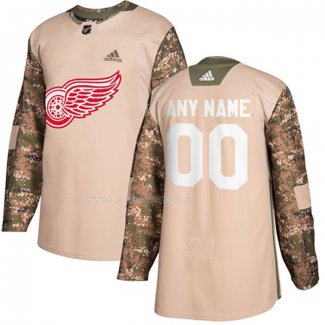Maglia Hockey Detroit Red Wings Personalizzate Autentico 2017 Veterans Day Camuffamento