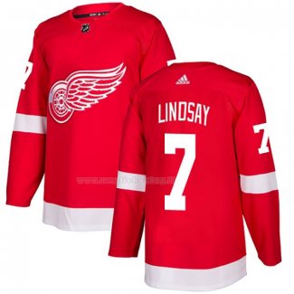Maglia Hockey Detroit Red Wings Ted Lindsay Home Autentico Rosso