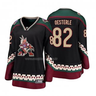 Maglia Hockey Donna Arizona Coyotes Jordan Oesterle Heritage Alternato Breakaway Nero